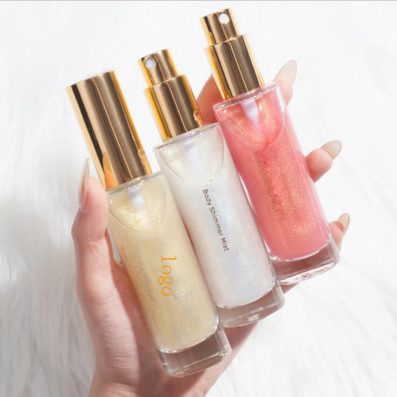 Cosmetics Factory Spray Skin Makeup 30 ml Body Shimmer Oil Free Glitter Highlighter