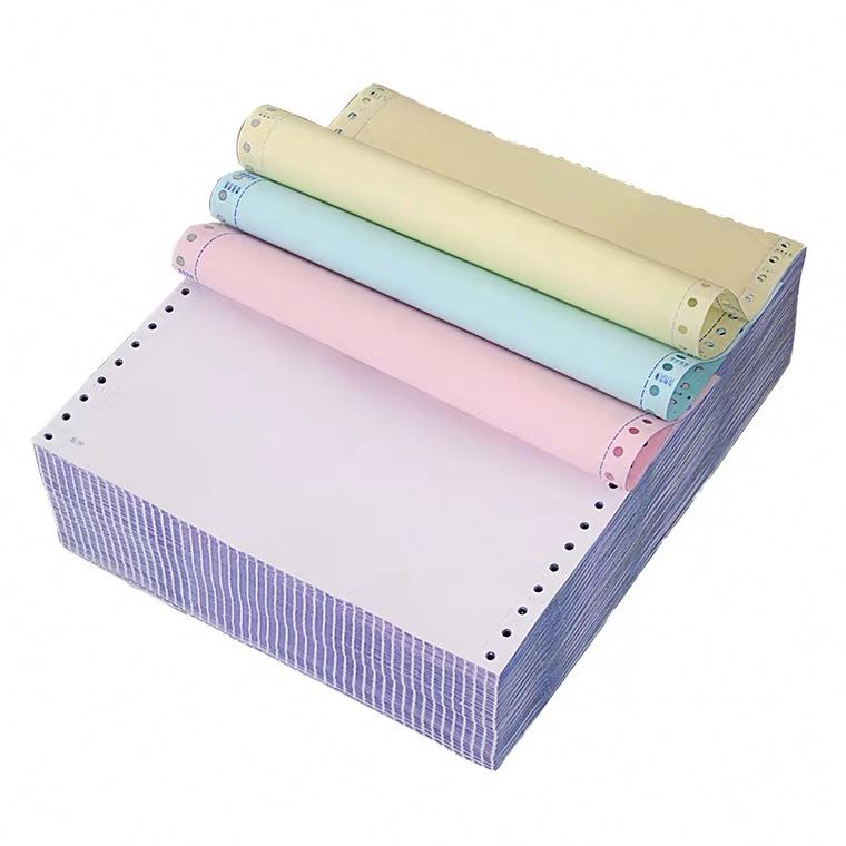 Eco-friendly 241*280mm Receipt Invoice Continuous Carbonless Paper Computer Form