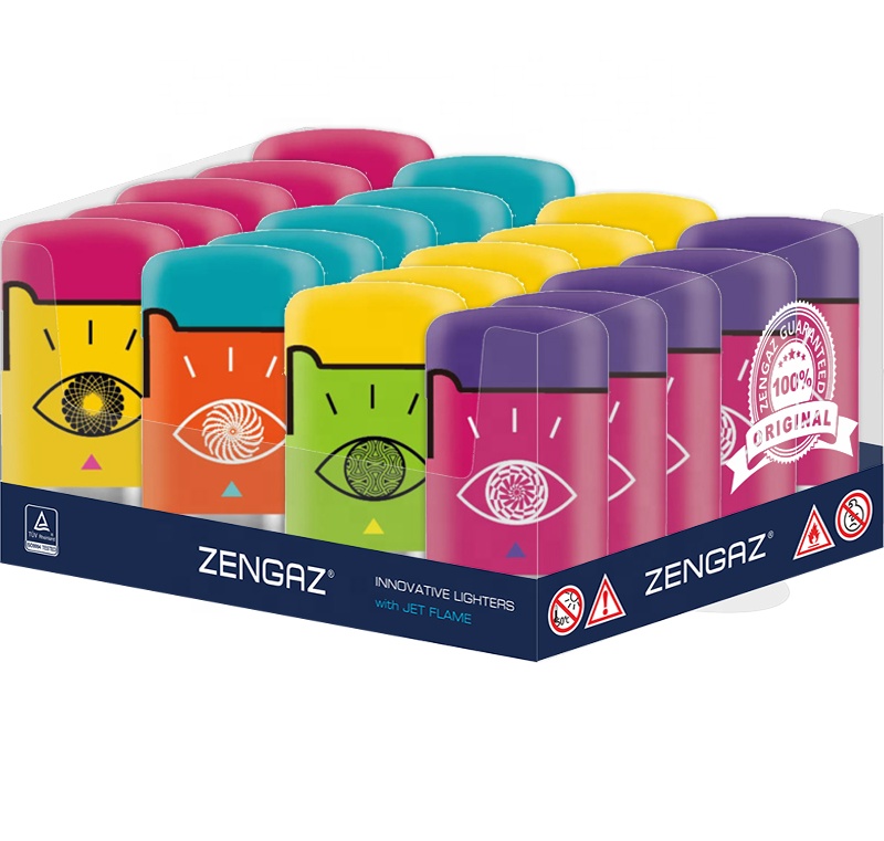 ZENGAZ encendsupplier многоразовая струйная зажигалка, крутой дизайн, зажигалки для сигар