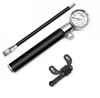 new bike pump bicycle high-pressure tube MTB pump bottle barometer mini pump tire