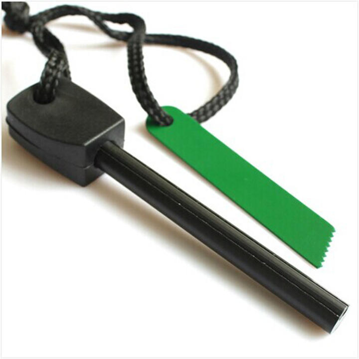Wholesale Multifunctional magnesium sparking rod sparking stone fire starter for survival in the wild