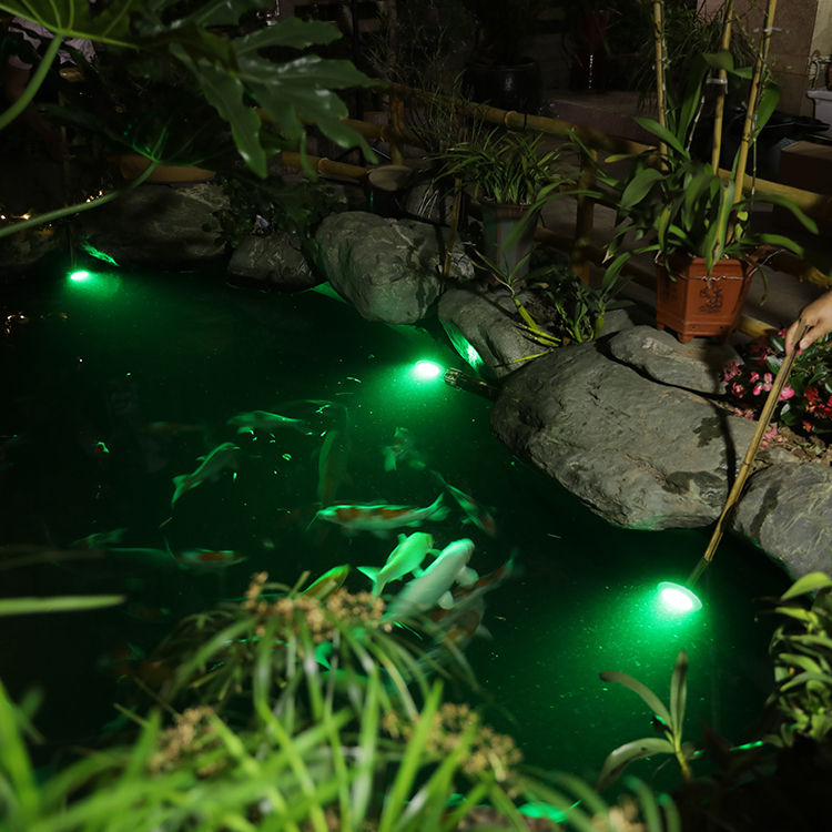 Многоцветный открытый плавающий фонтан водонепроницаемый ip65 rgb 2w 3w солнечный подводный бассейн лампа