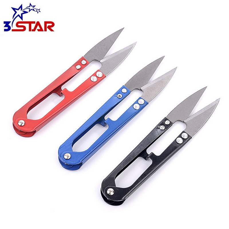 spring mini small paper cutting u-shaped scissors