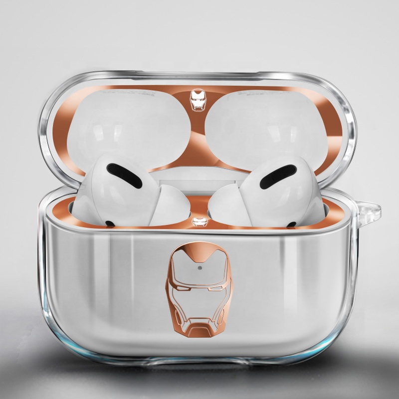 Серия супергероев Marvel для apple, чехол для AirPods, силиконовый чехол для наушников, чехол для AirPods, чехол для наушников