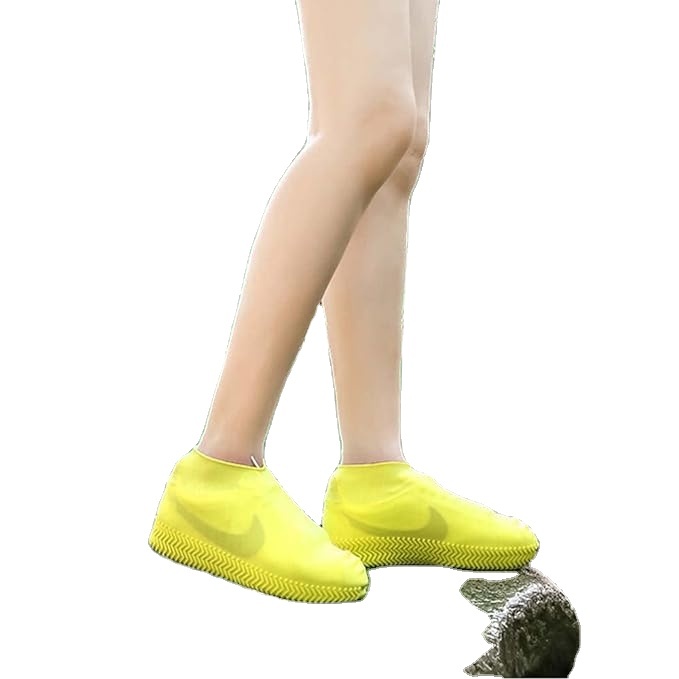 Waterproof Silicone Shoes Non-slip Water Resistant Overshoes Silicone Rubber Rain Shoes Latex Opp Bag Fashion Jiangxi Midi