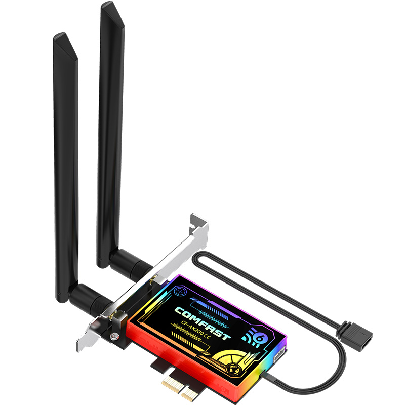 Comfast AX200 CC 802.11ax wifi 6 Wi-Fi адаптер PCI-E беспроводная карта с BT 5,1 поддерживает Windows10 (64 бит)