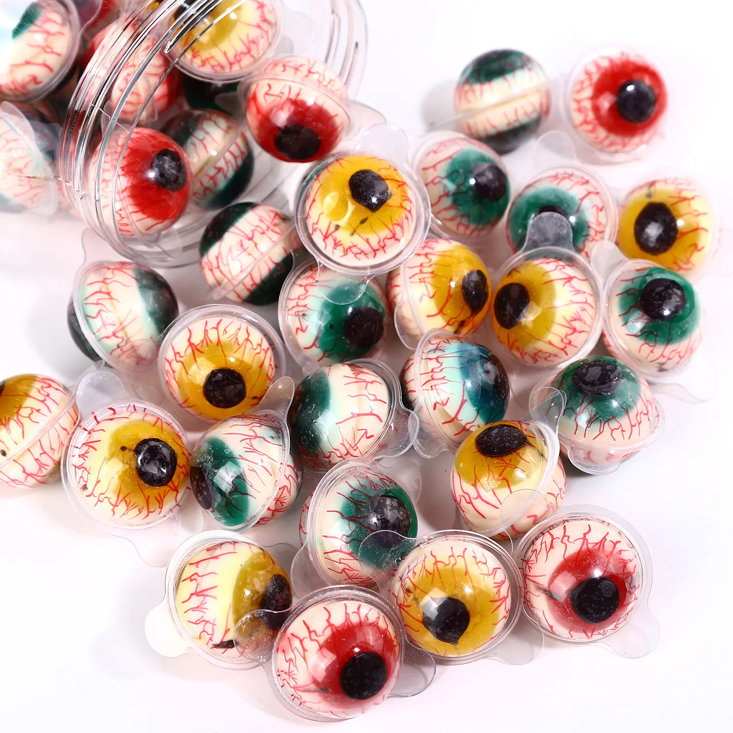halal sweet imported eyeballs candy and sweets candies wholesale eyes gummy candy