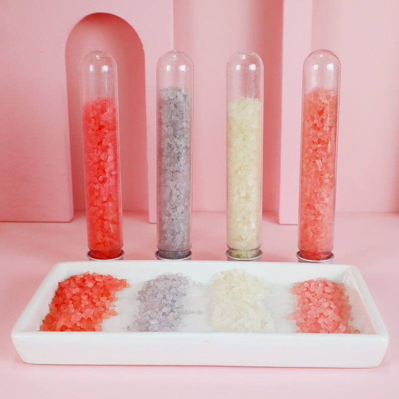 Glass Jar Custom Private Label Bath Salts With Flowers Bundle Pack of Sleep Original Formula Salt