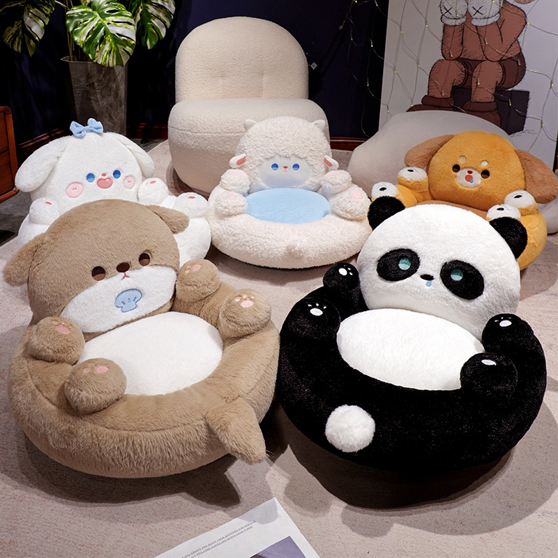 Cute Cartoon Chairs Sheep Cushion Soft And Comfortable Cushion Pp Cotton Mini sofa Floor Lazy sofa Home Thickened Tatami