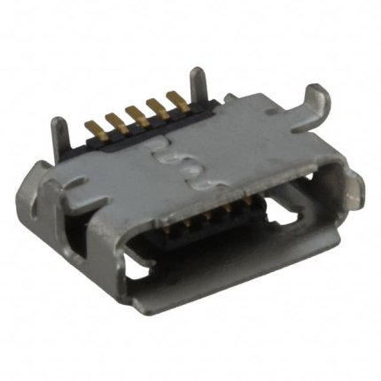 0475890001 CONN RCPT MICRO USB AB 5P SMD RA Telecom and Datacom Connectors