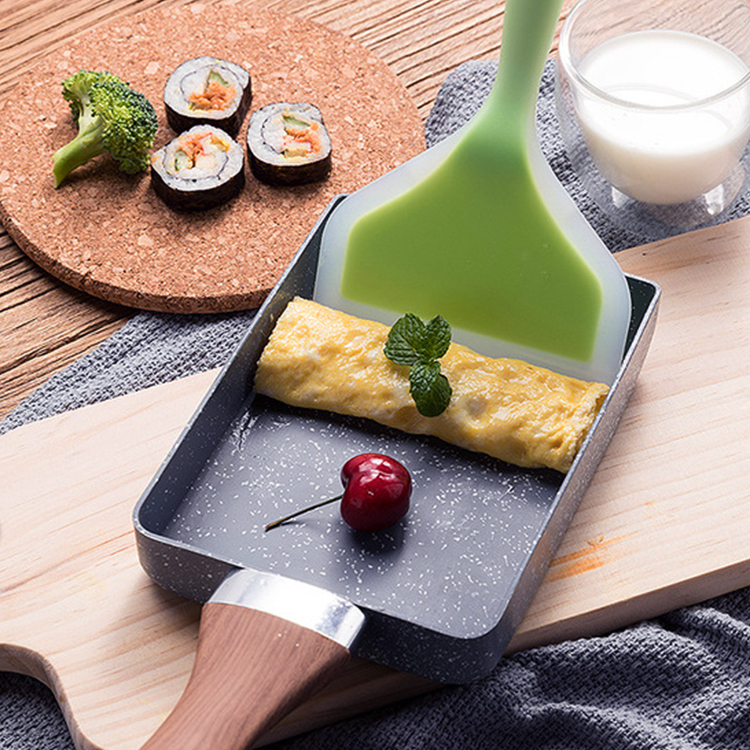 Сковорода из алюминиевого сплава Tamagoyaki, прямоугольная японская Сковорода Из омлета, сковорода для приготовления яиц, сковорода Tamagoyaki