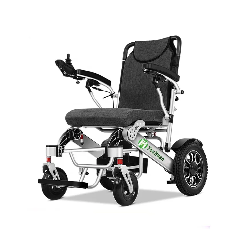CE ISO Lightweight for Disabled Foldable Motorized Aluminum Wheelchairs Price Electric Wheelchair