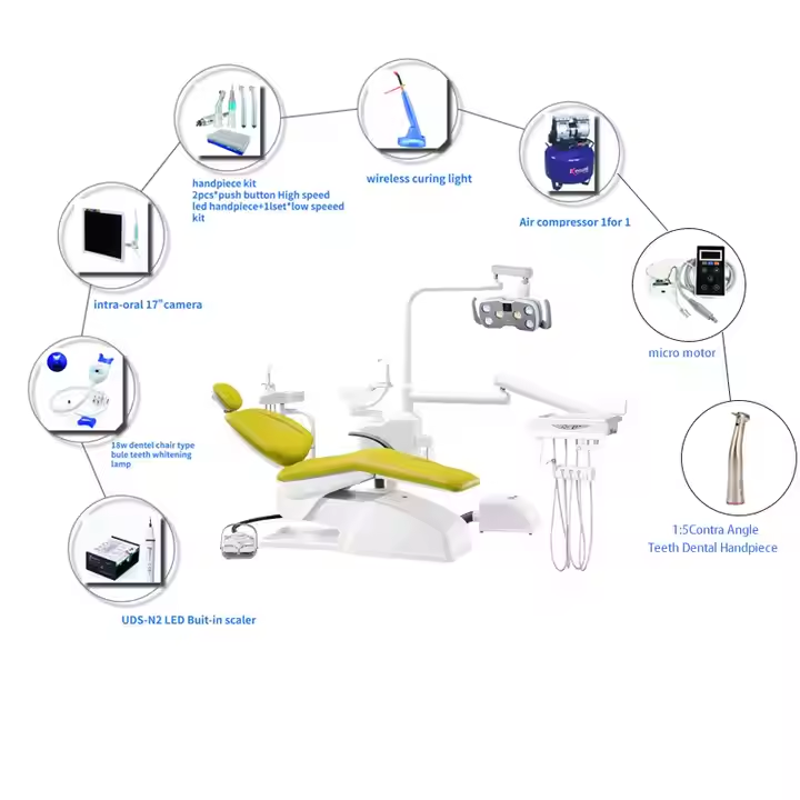 Dental Equipments Hot sale Economic Model Foshan Dental Unit Set Dental chair set Dental Unit Chair