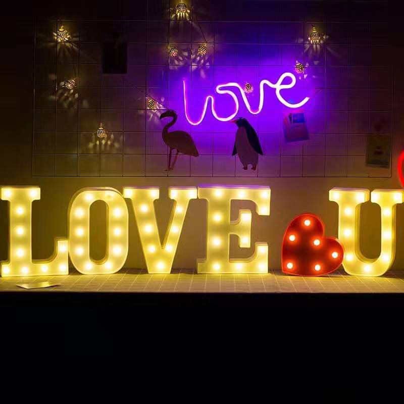 New Style Marquee Letters 3Ft 4Ft Fairy Light Alphabets Led Lights For Decoration