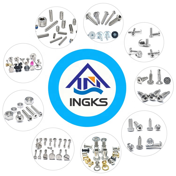 Фиксаторы Wuxi Ingks, метрические, дюймовые размеры, различные материалы, инструмент, вставки, шайбы, заклепки, гайки, винты, болты для промышленности