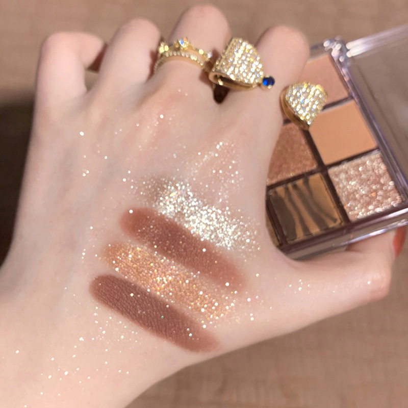 OEM Logo Waterproof High Pigment Vegan Makeup Eyeshadow Palette Custom Private Label Eye Shadow Glitter Eyeshadow Palette