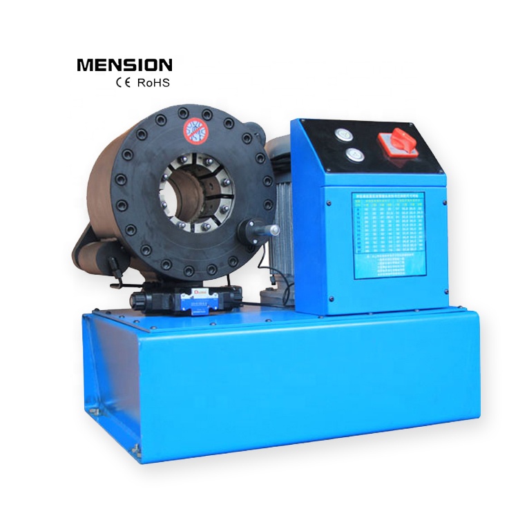 china portable brake hose crimper hydraulic press machine for hose crimping MENSION cable wire crimping with good price for sale