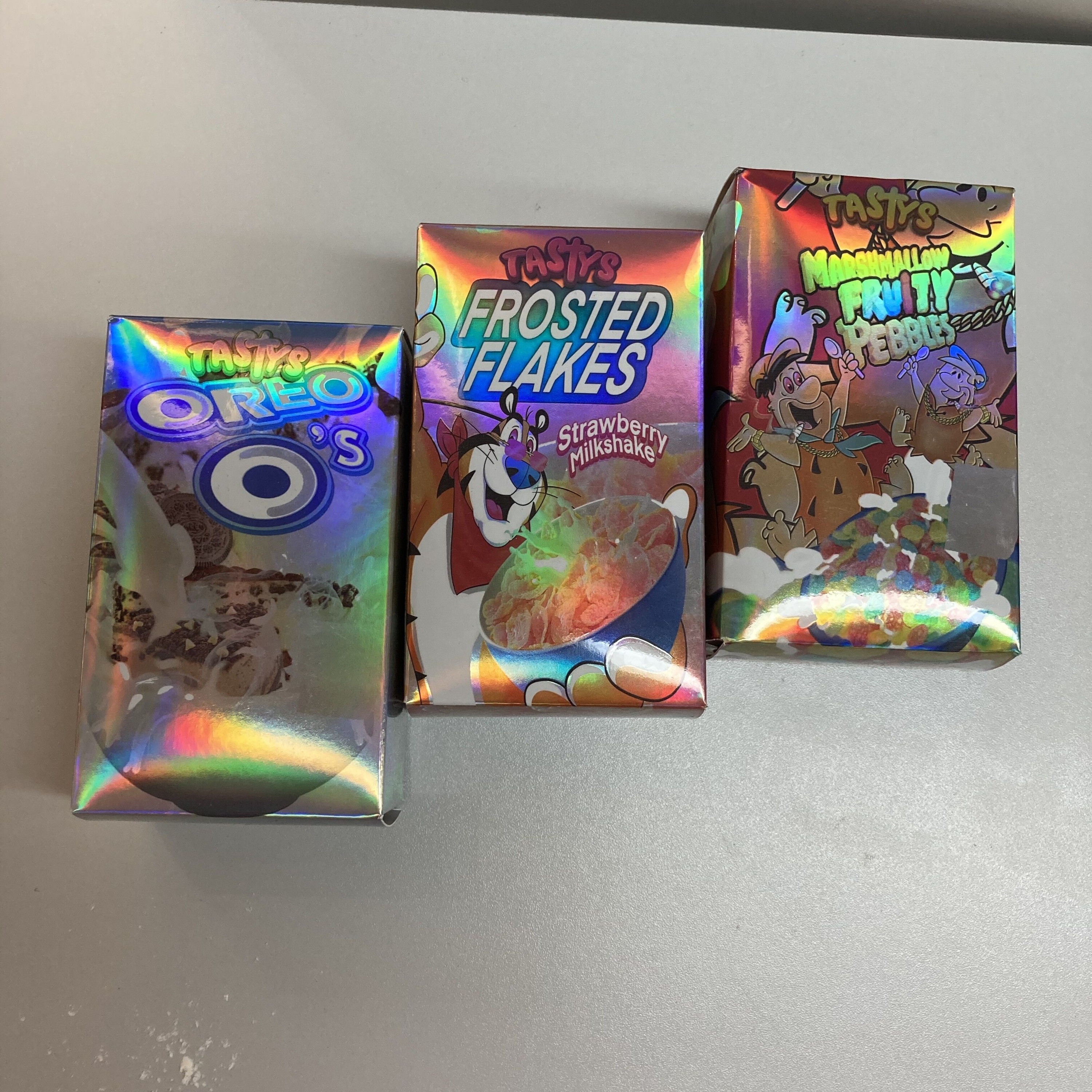 Customized Printed Cardboard Paper Boxes 3.5g Cereal Paper Boxes for Mylar Bags