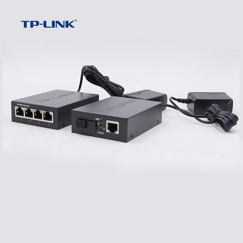 TP-Link TL-FC111A TL-FC114B 20 км медиа-конвертер 10/100 Мбит/с 1 пара SC однорежимный быстрая волоконно-оптический приемопередатчик сетевые концентраторы