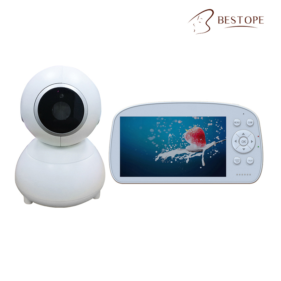 Bestope Новое поступление 1080P двойные комнаты инфракрасная беспроводная безопасность цифровая детская Дистанционная система наблюдения