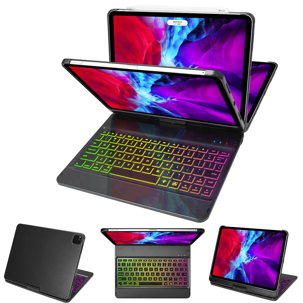 Умный чехол для планшета для iPad Pro 11 2020/2018 ударопрочный ультра тонкий легкий прочный защитный чехол для клавиатуры с держателем ручки