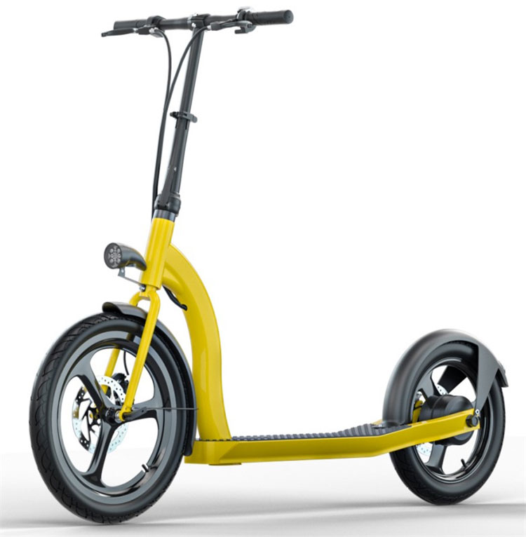 Китай Электрический скутер от оригинального производителя onlywheel в оптовая продажа цена 20 дюймов большие колеса 36V/350W 10,4-15.6AH складной электрический скутер, способный преодолевать Броды для взрослых