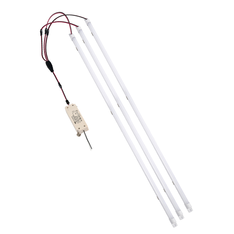 wholesale sale DLC+NLC listed 4ft 18w quickly install magnetic LED Troffer Retrofit Strip Kits replace fluorescent tubes