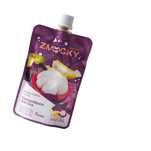 Thailand Popular Snack Premium Beverage Best Seller And Delicious Taste Znacky Mangosteen and Banana Puree Product Ready To Ship