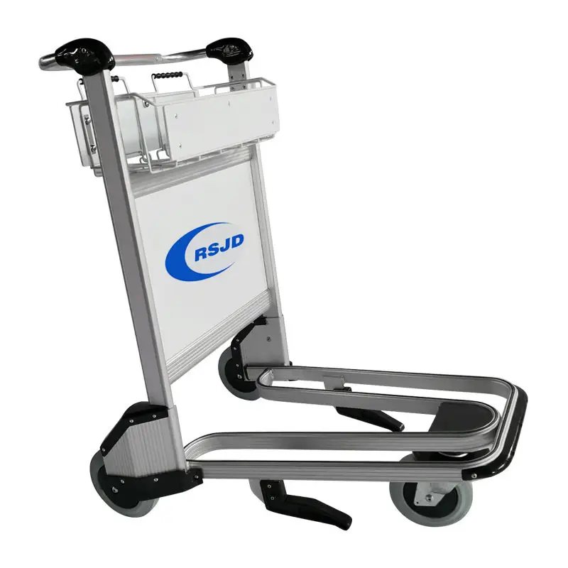 Hand brake best airport luggage baggage cart trolley supplier