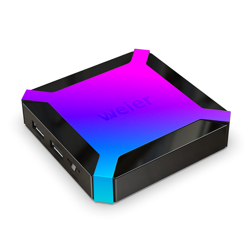 weier TV box plus 1g 8g WIFI 4K set top box smart android tv cheap price