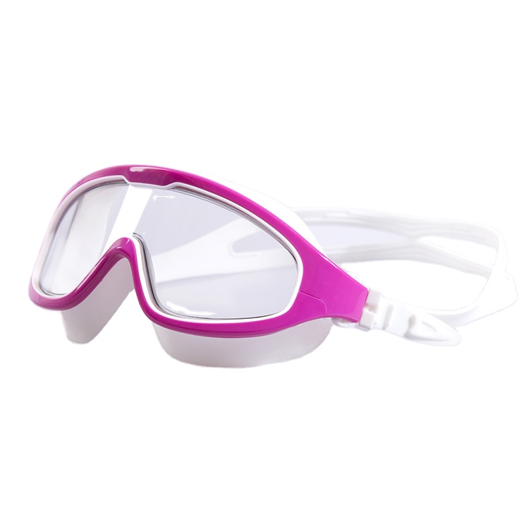 High Definition Fog Proof Swimming Glasses With Large Frame And High Plating Fog Proof Swimming Glasses