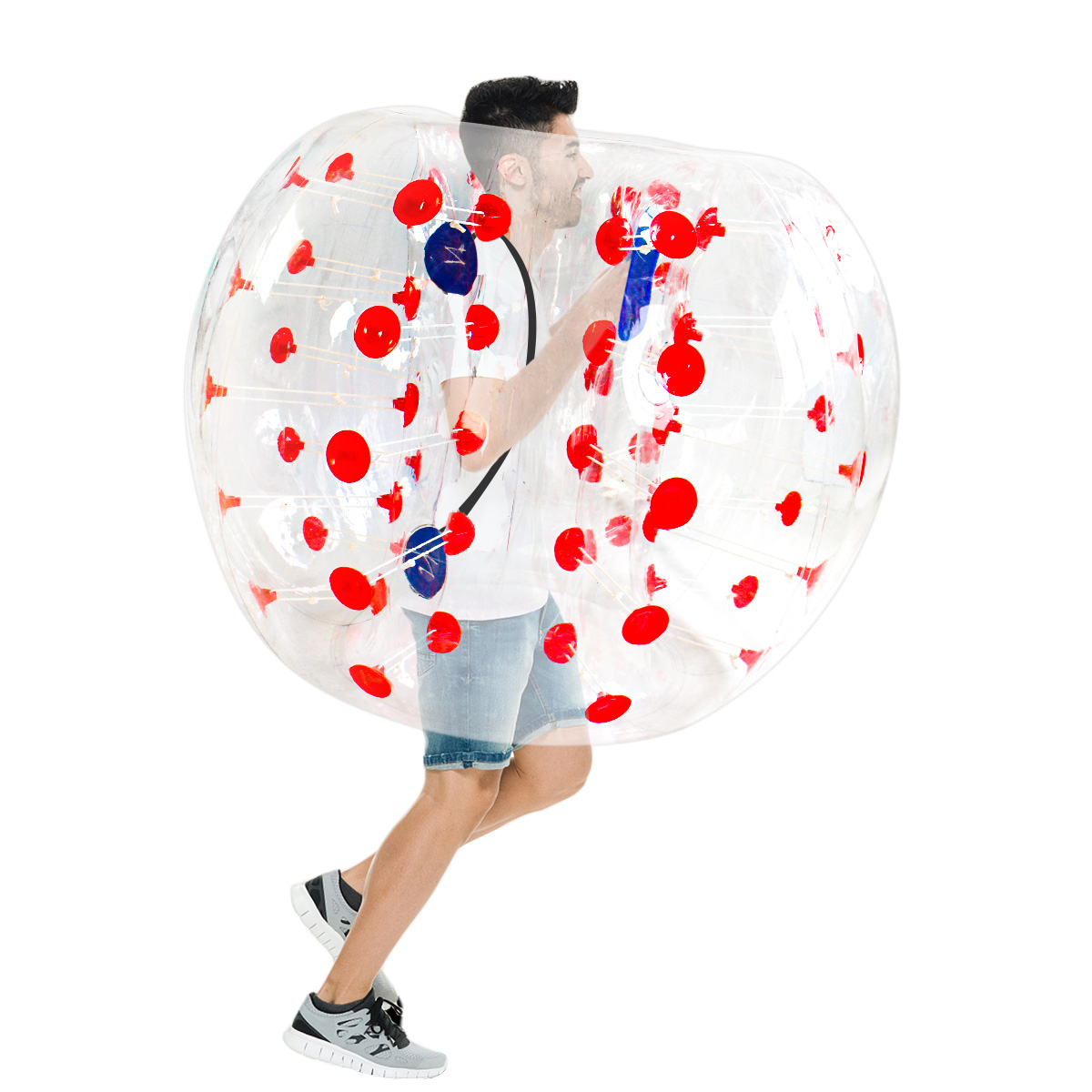 Outdoor Active Play Toy Kids Adults Zorb Ball Inflatable Bumper Ball 1.5m Human Knocker Bubble Soccer Ball