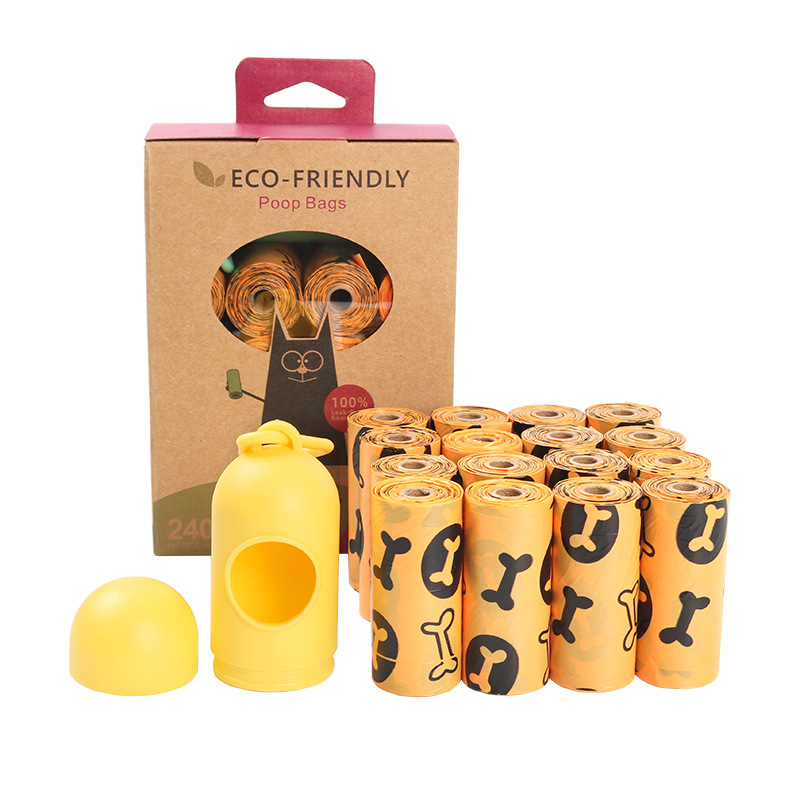 Eco Friendly Custom Printed Epi Biodegradable Degradable Pet Dog Waste Colorful Poop Bags