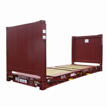 20ft плоский стеллаж для выставки товаров