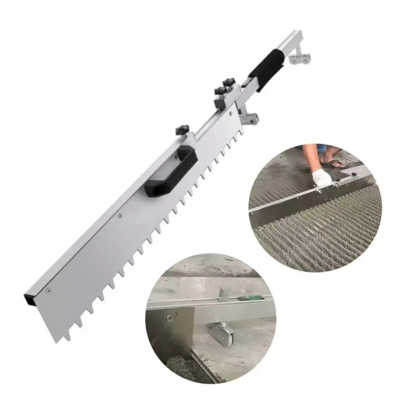 Industrial-Grade Automatic Flat Floor Tile Laying Tool with 80mm Folding Rake for Precise Sand Leveling