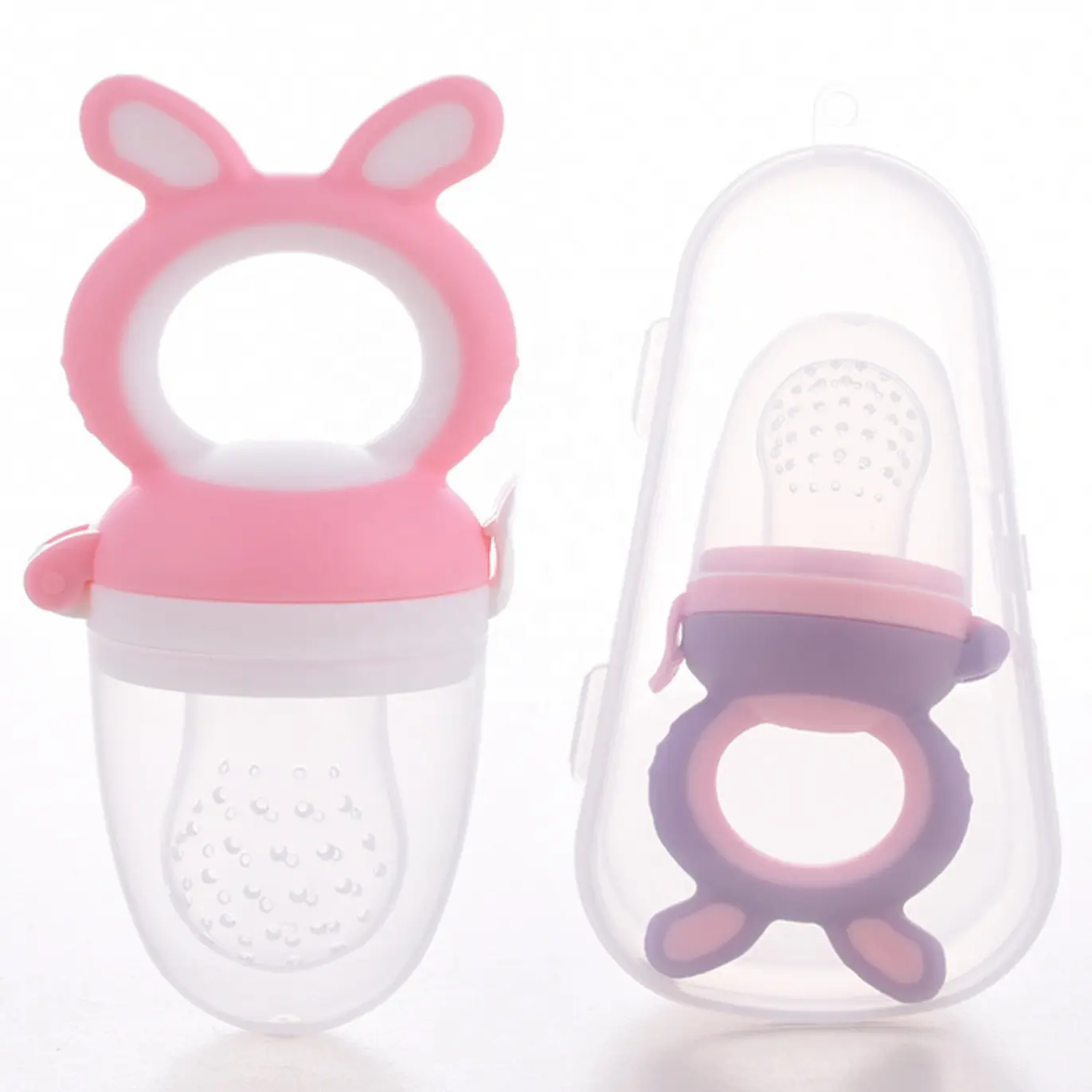 Wholesale Silicone Baby Bite Fresh Fruit Teether Pacifier Infant Feeder Product