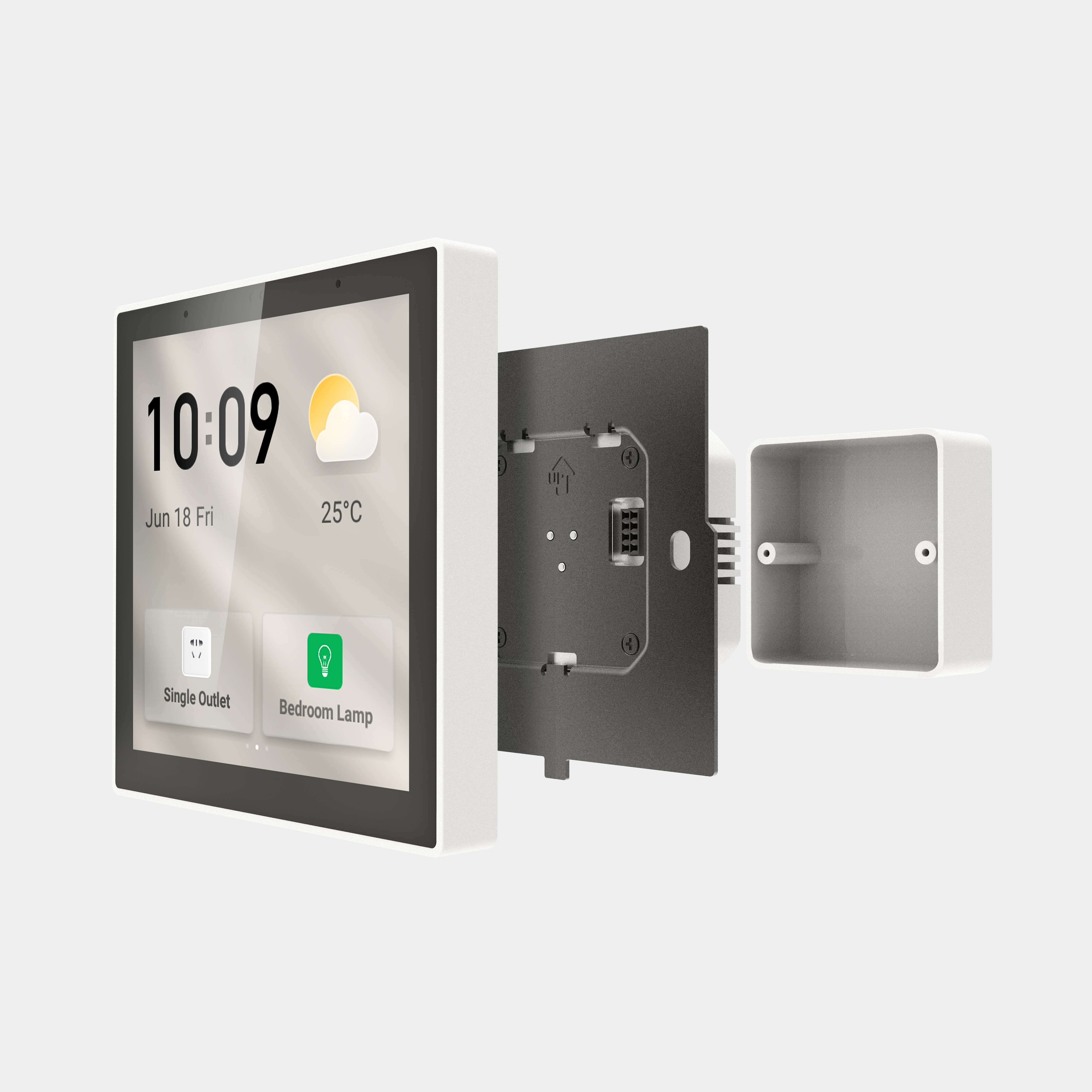 Беспроводной умный дом Zigbee шлюз 4 дюймов умная Центральная Сенсорная панель Tuya панель управления переключателем настенная панель работает с Умной жизнью