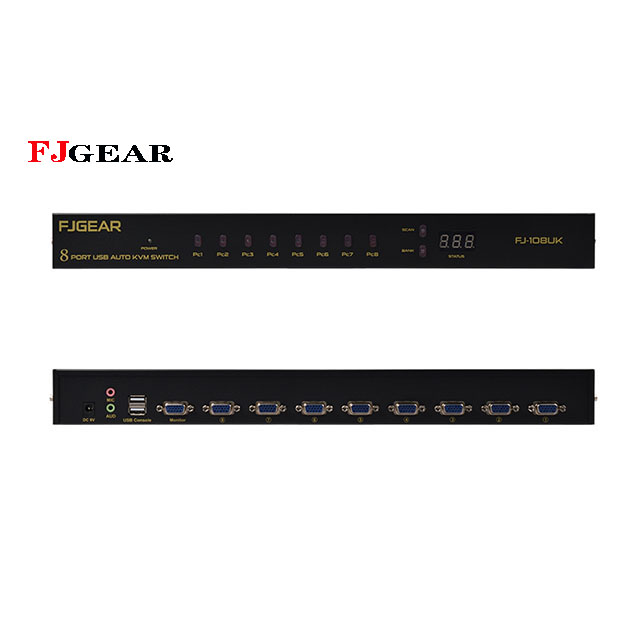 Горячая KVM переключатель 8 порт vga 1920*1440 разрешение для компьютерной мыши игры 8 Порт kvm переключатель