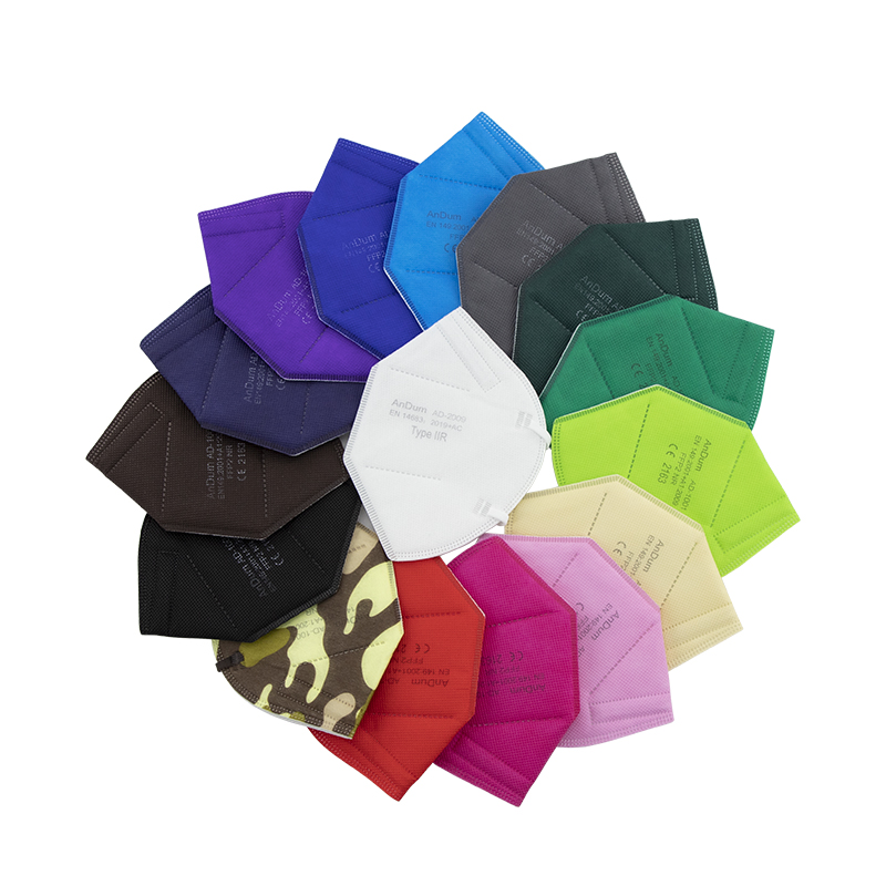 Factory Suppliers Bulk Stock Fashion Black KN95 FFP2 Face Mask Mascherine EN 149 Masques FFP2 CE 0598