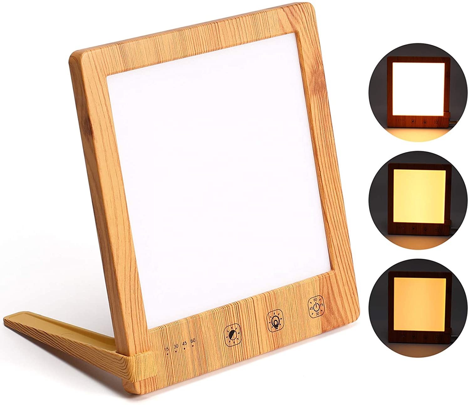 Light therapy lamp 10000Lux SAD LED light lamp for the effective treatment of seasonal affective disorder with timer function