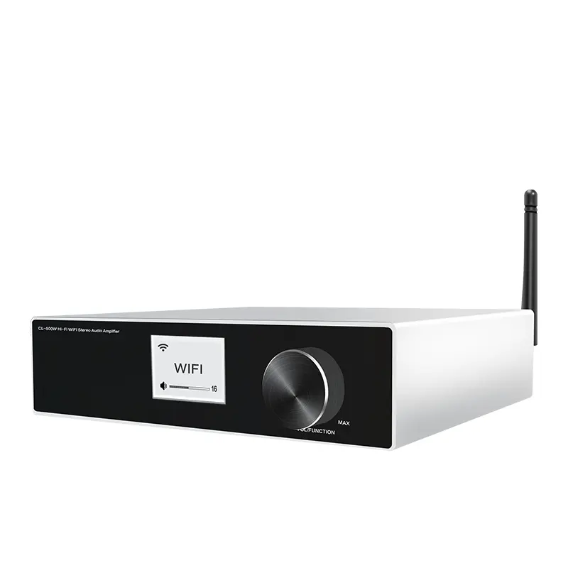 CL-500W audio amplifier wifi airplay 2.4G 5G LAN optical 2*100w USB BT5.0 professional power amplifier