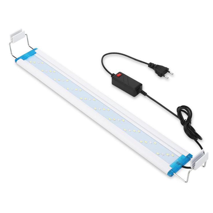 Aquarium LED light super thin fish tank water plant magnifier light waterproof bright pluggable lamp blue LED for fish