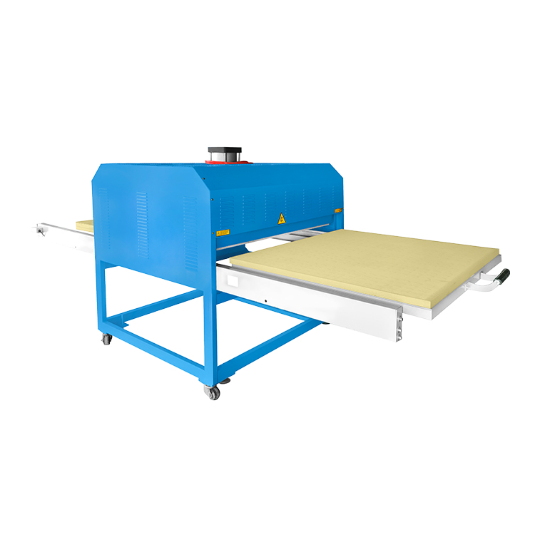 large format pneumatic heat press machine with double working