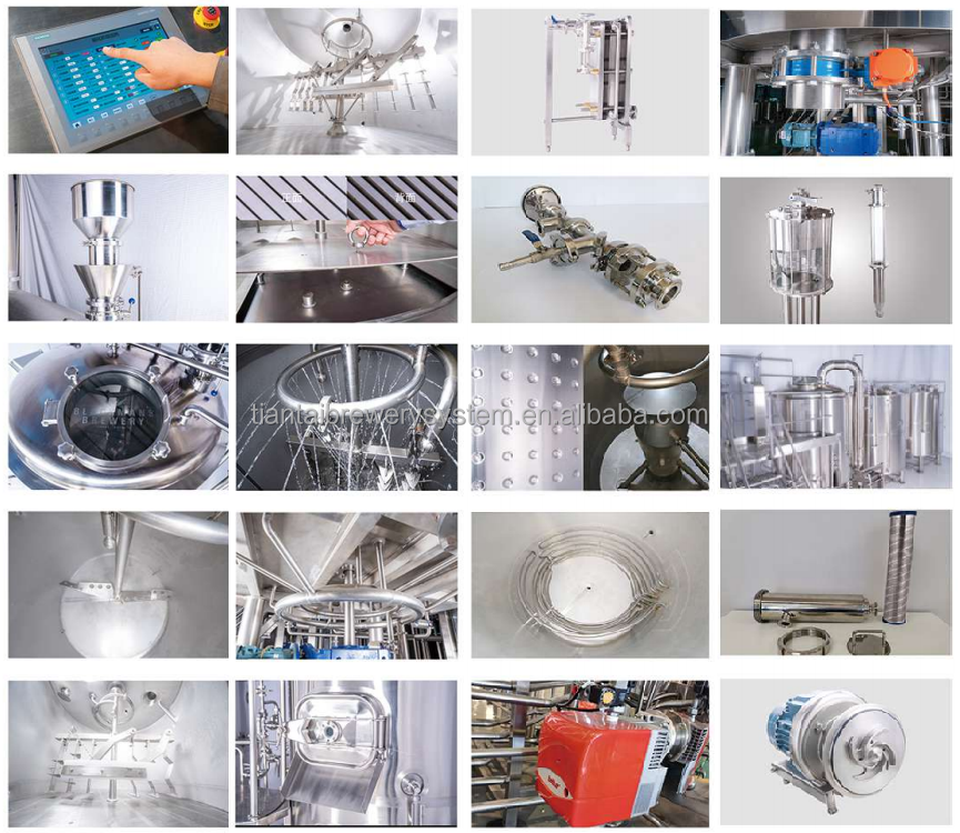 100L 800L 1200L 1500L 2000L fementer / fermentation  tank / fermenting vessel for beer brewery equipment