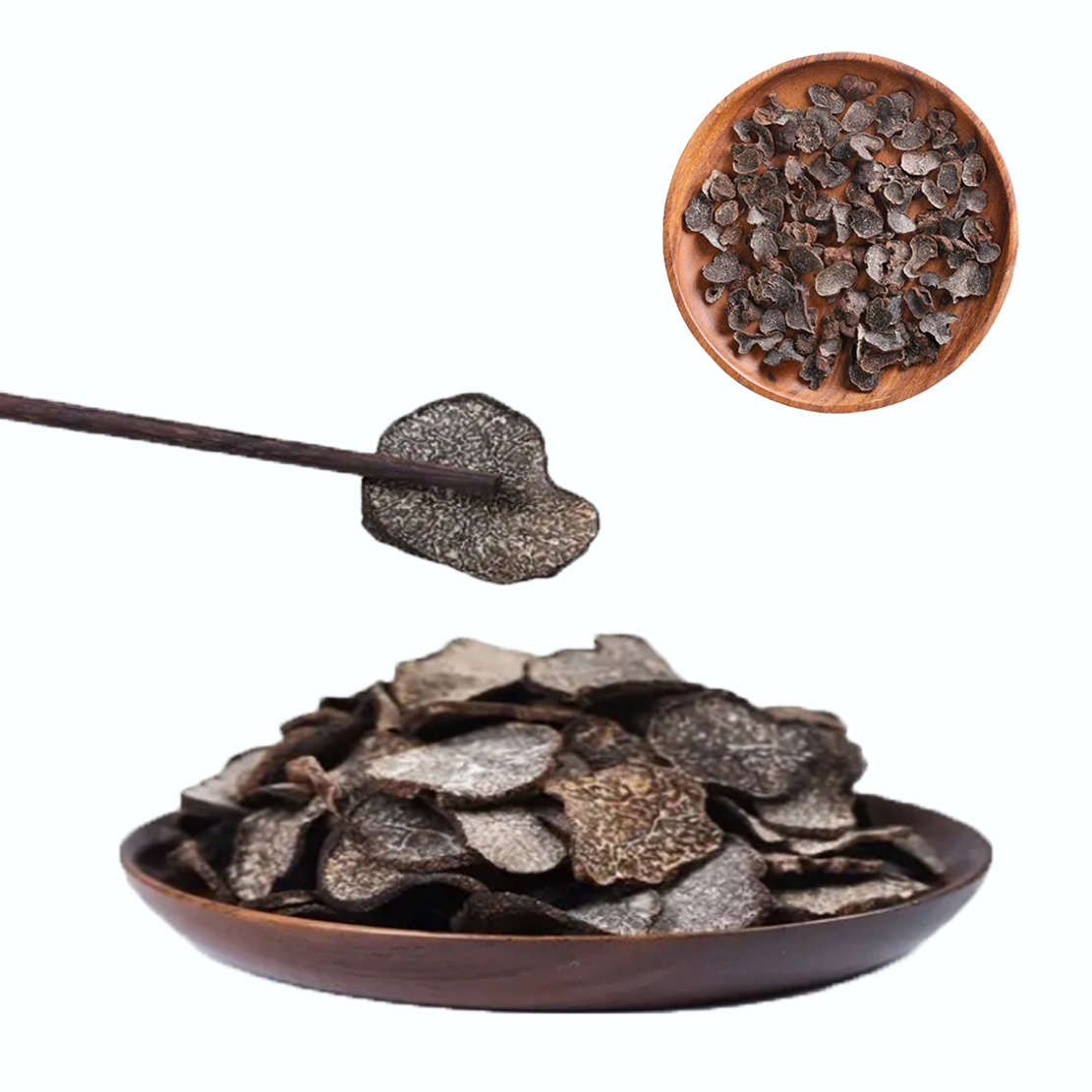 Chinese high quality mushrooms & truffles dry slices black truffle