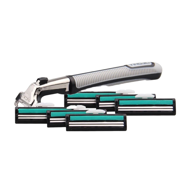 Kaydo double blade razor head plastic shaving blades razor mould for razor assembly machine