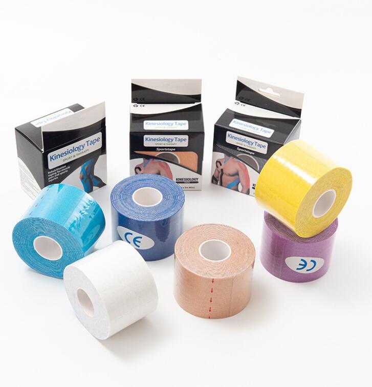 Factory price extra wide kinetic body tape quicker recovery muscle aid tape for knee and shoulder pain relief