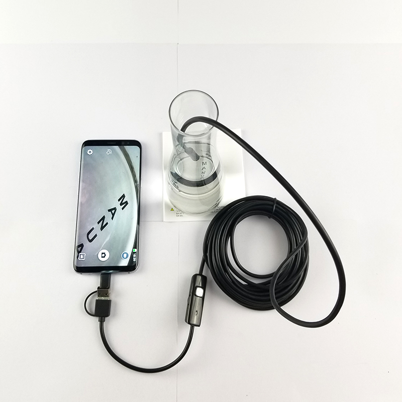 Водонепроницаемый эндоскоп USB мини камера бороскоп для телефона Android и ПК