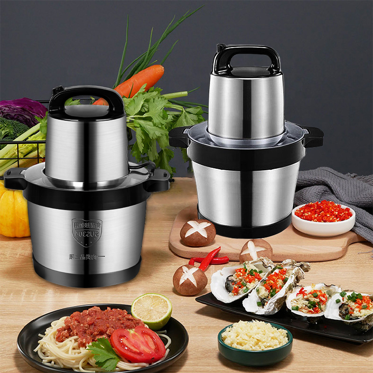 Автоматическая бытовая мясорубка для овощей, 6 л, 1500 Вт