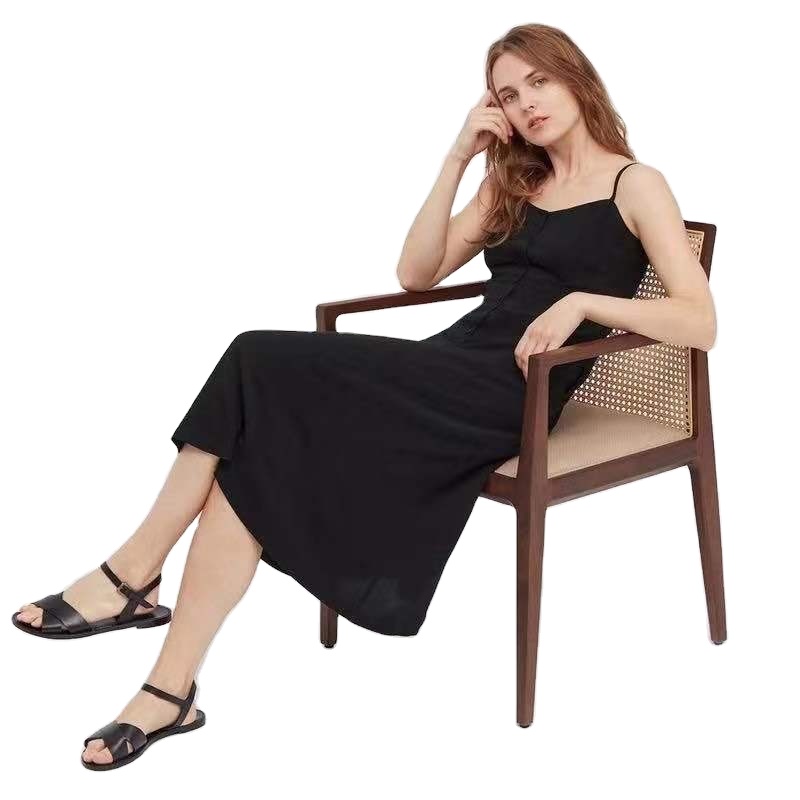 2021 New Women's Fancy Printed Sling Dress